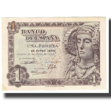 Banknote, Spain, 1 Peseta, 1948, 1948-06-19, KM:135a, EF(40-45)