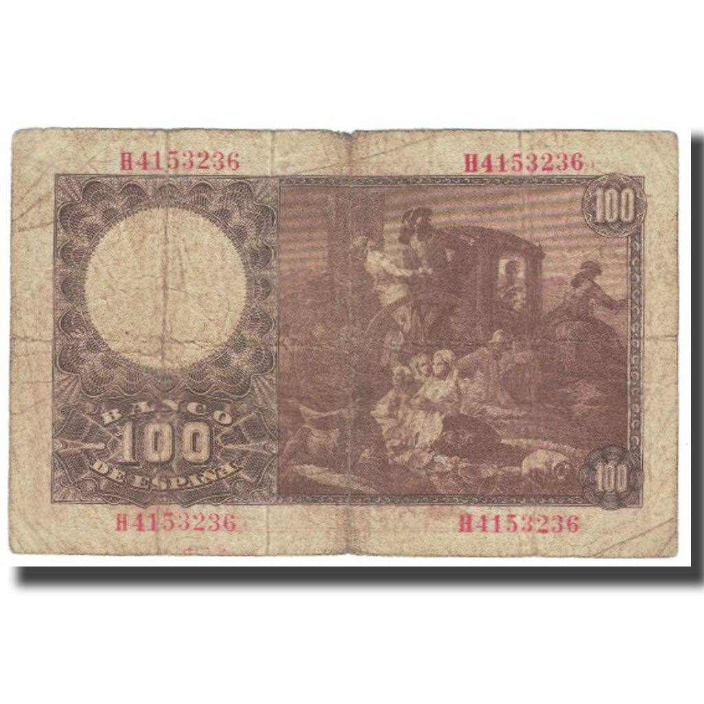 Banknote, Spain, 100 Pesetas, 1948, 1948-05-02, KM:137a, VF(20-25)