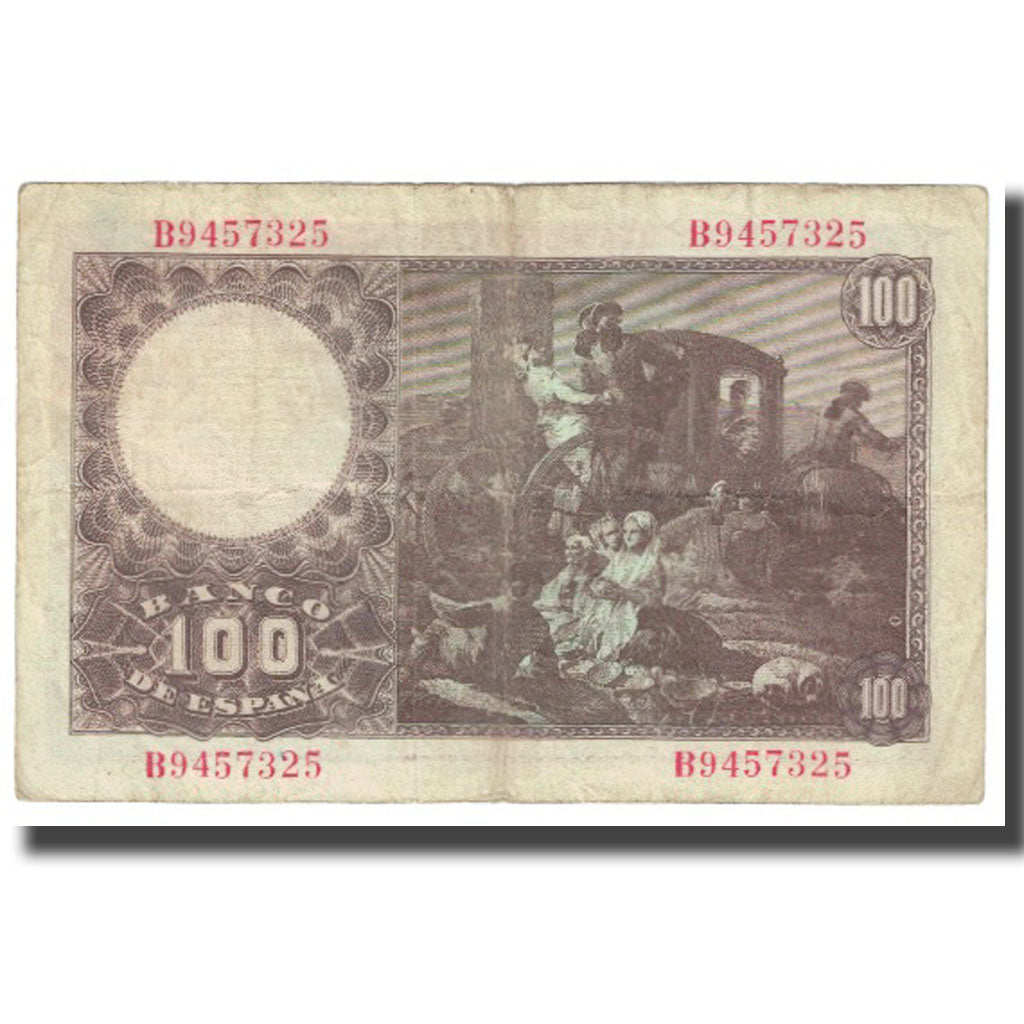 Banknote, Spain, 100 Pesetas, 1948, 1948-05-02, KM:137a, VF(20-25)