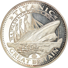 United Kingdom, Medaille, Titanic, Oceanliners, Shipping, UNZ, Silber