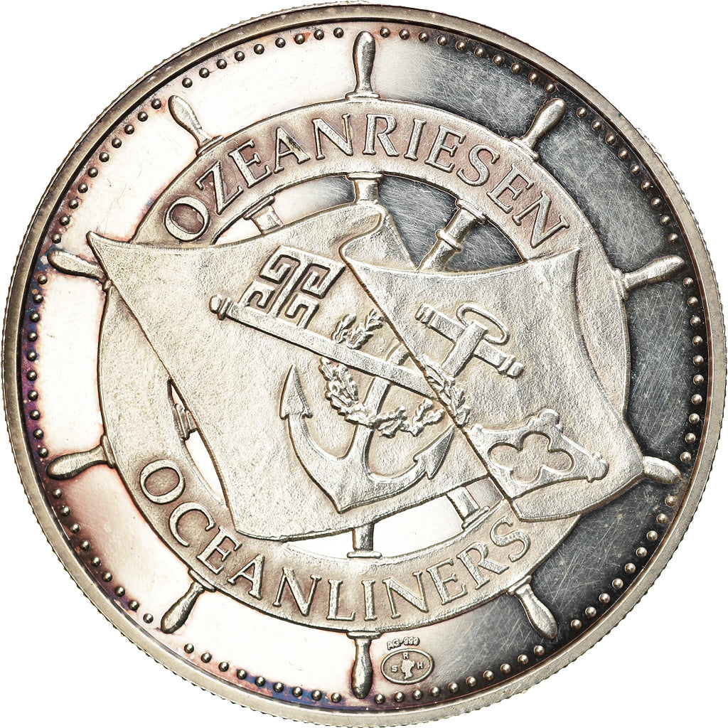 Verenigd Koninkrijk, Medaille, Titanic, Oceanliners, Shipping, UNC-, Zilver