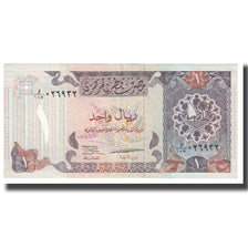 Nota, Catar, 1 Riyal, KM:14b, EF(40-45)