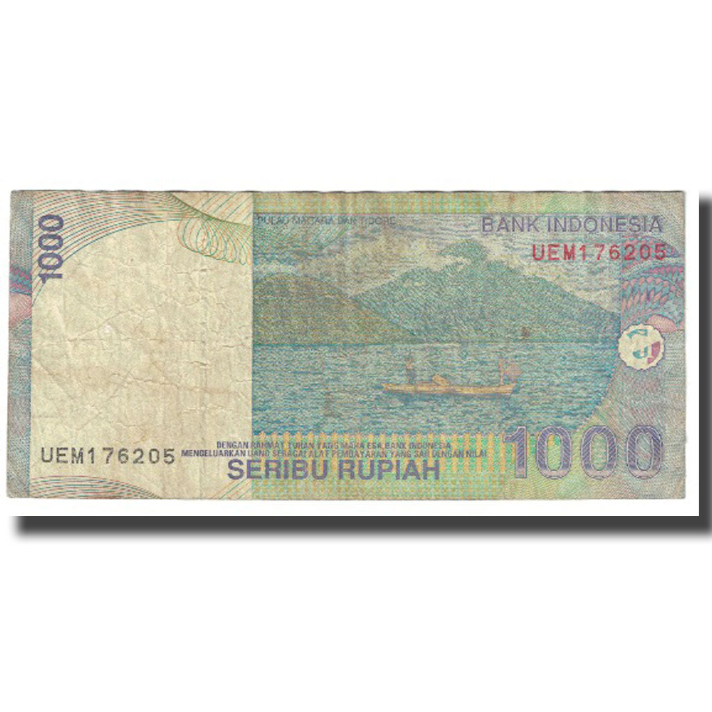 Banknot, Indonesia, 1000 Rupiah, 2001, Undated, KM:141a, VF(20-25)