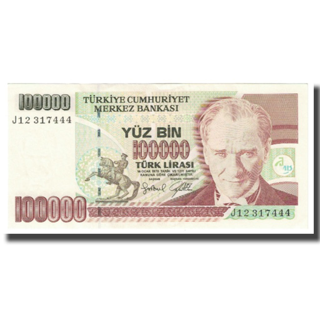 Geldschein, Türkei, 100,000 Lira, 1970, 1970-10-14, KM:205, UNZ