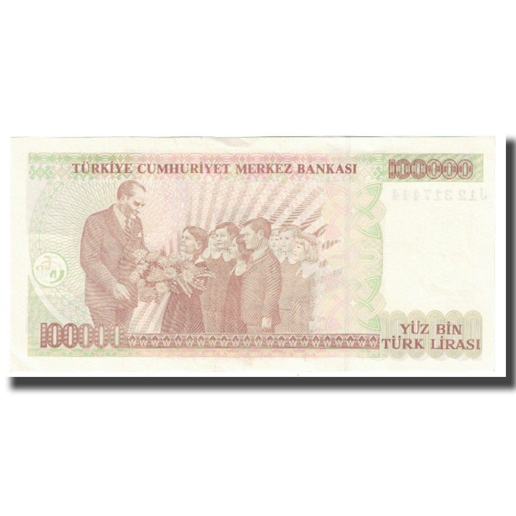 Geldschein, Türkei, 100,000 Lira, 1970, 1970-10-14, KM:205, UNZ