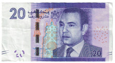 Biljet, Marokko, 20 Dirhams, 2013, TTB