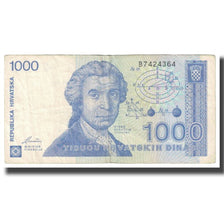Banknote, Croatia, 1000 Dinara, 1991, 1991-10-08, KM:22a, VF(20-25)
