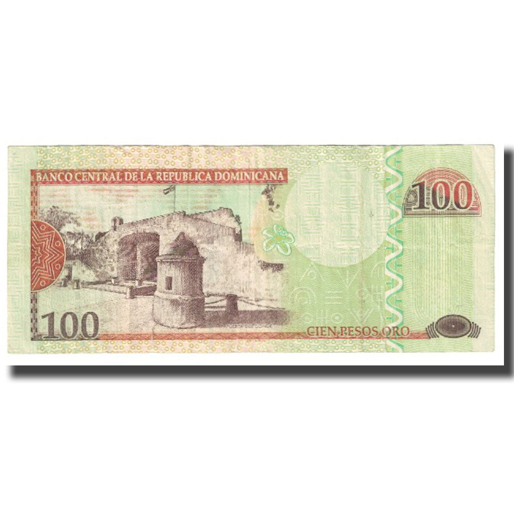 Billete, 100 Pesos Oro, 2009, República Dominicana, KM:177b, BC