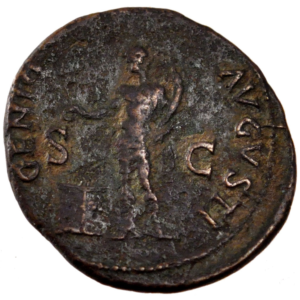 Nero, As, EF(40-45), Copper, Cohen #103, 11.10