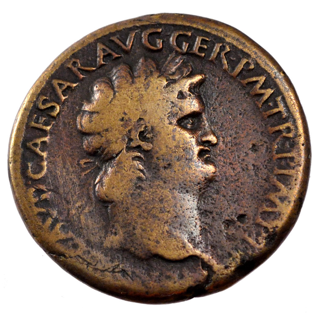 Nero, Sestertius, 65, Lyons, EF(40-45), Copper, Cohen #261, 26.10