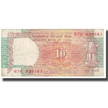 Nota, Índia, 10 Rupees, KM:88a, VF(20-25)