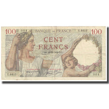 Francia, 100 Francs, Sully, 1939, P. Rousseau and R. Favre-Gilly, 1939-11-30