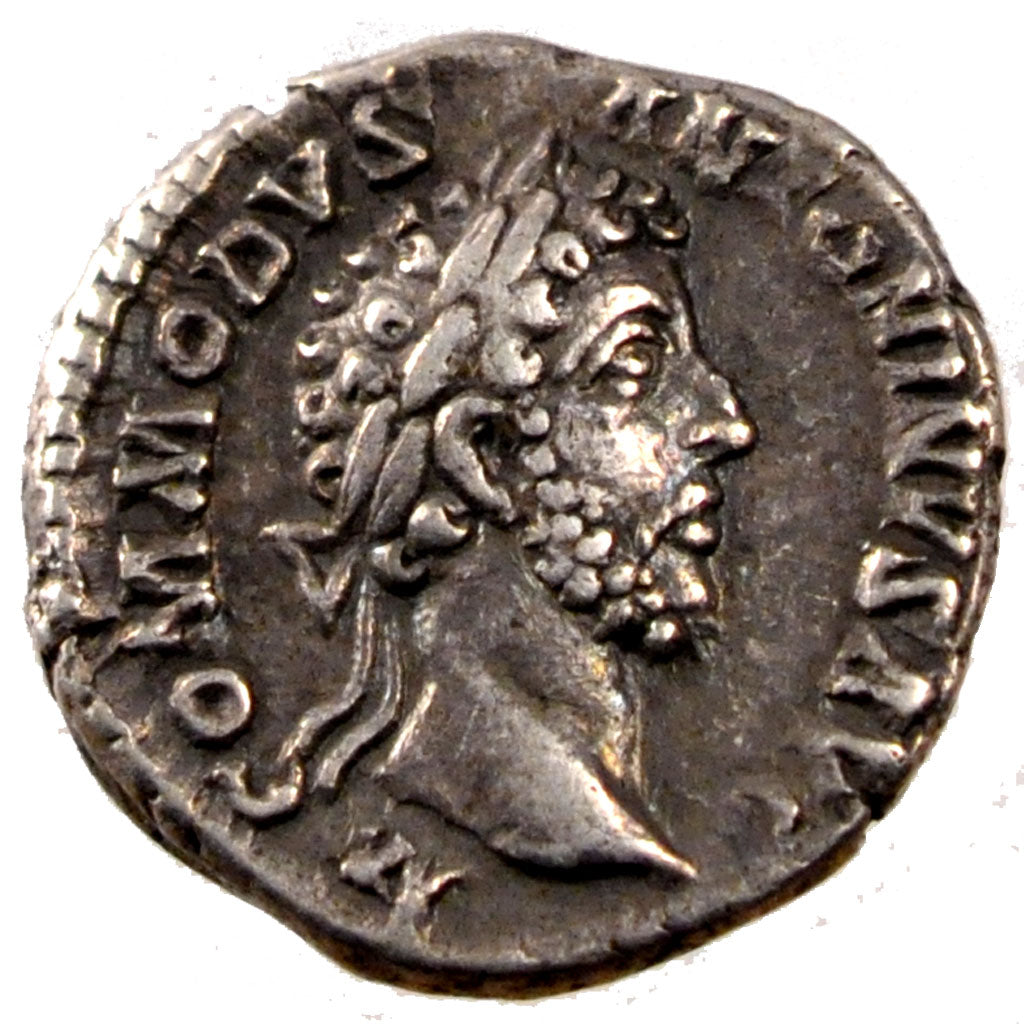 Commodus, Denarius, AU(50-53), Silver, Cohen #843, 3.20