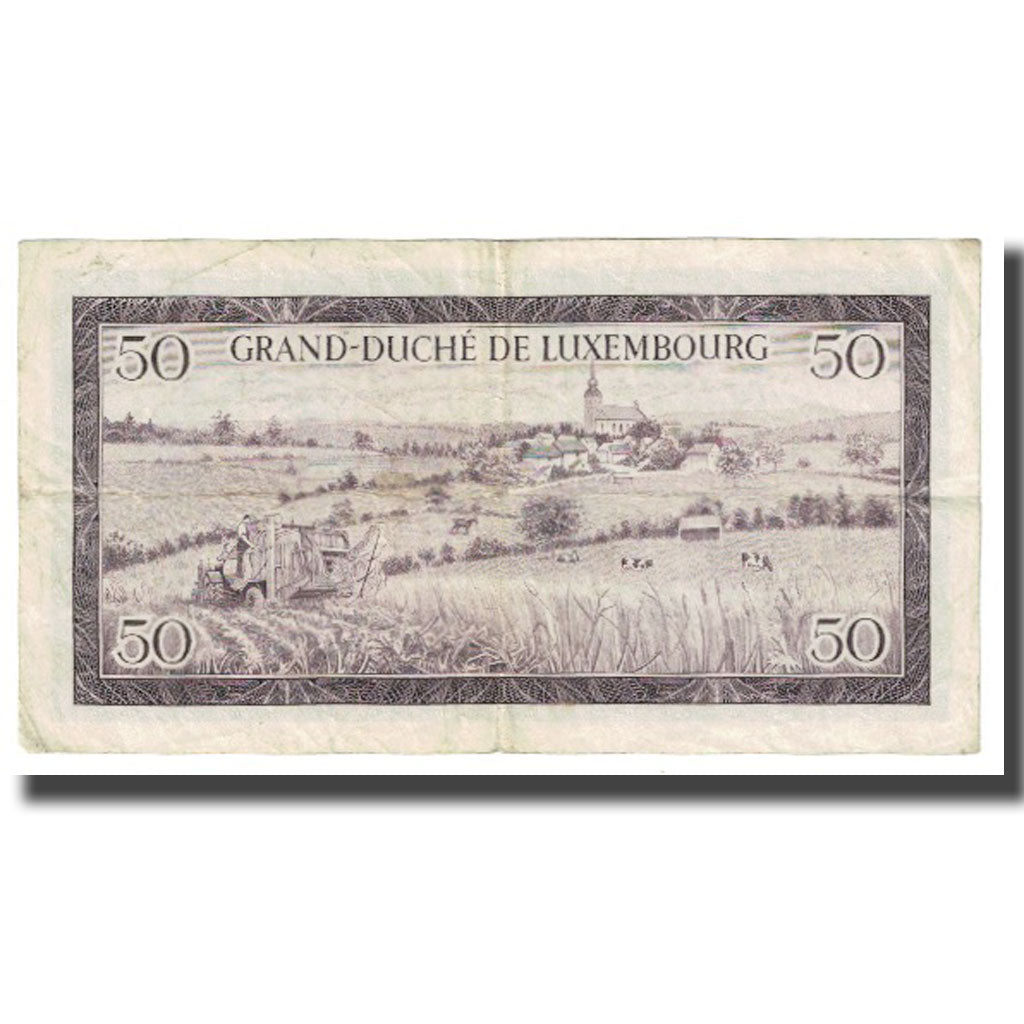 Banknote, Luxembourg, 50 Francs, 1961, 1961-02-06, KM:51a, VF(20-25)