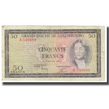 Banknote, Luxembourg, 50 Francs, 1961, 1961-02-06, KM:51a, VF(20-25)
