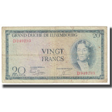 Banknote, Luxembourg, 20 Francs, KM:49a, VF(20-25)