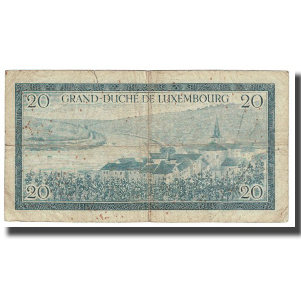 Banknote, Luxembourg, 20 Francs, KM:49a, VF(20-25)