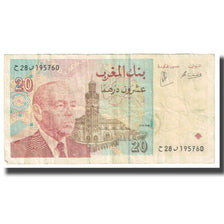 Banknot, Maroko, 20 Dirhams, KM:67a, VF(20-25)