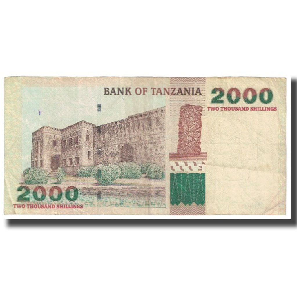 Banknote, Tanzania, 2000 Shilingi, KM:37a, VF(20-25)
