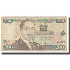 Banknote, Kenya, 200 Shillings, 1997, 1997-07-01, KM:38b, VF(20-25)