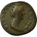 Monnaie, Faustine I, Sesterce, Rome, TTB, Cuivre, Cohen:122 var.
