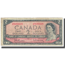 Banknote, Canada, 2 Dollars, 1954, KM:76b, VF(20-25)