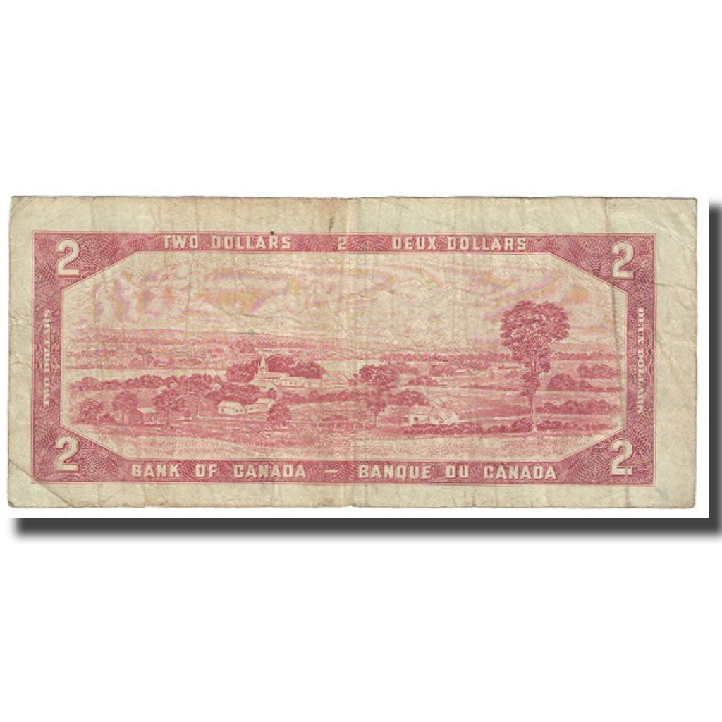 Banknote, Canada, 2 Dollars, 1954, KM:76b, VF(20-25)