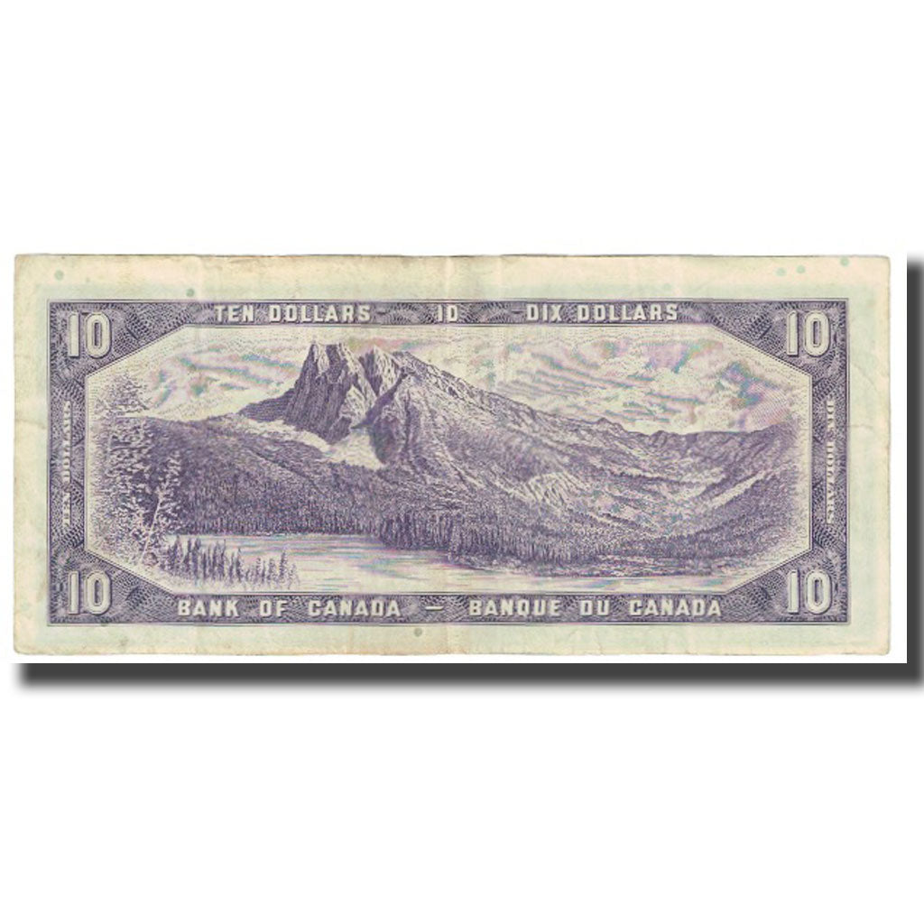 Billet, Canada, 10 Dollars, 1954, KM:79a, TB
