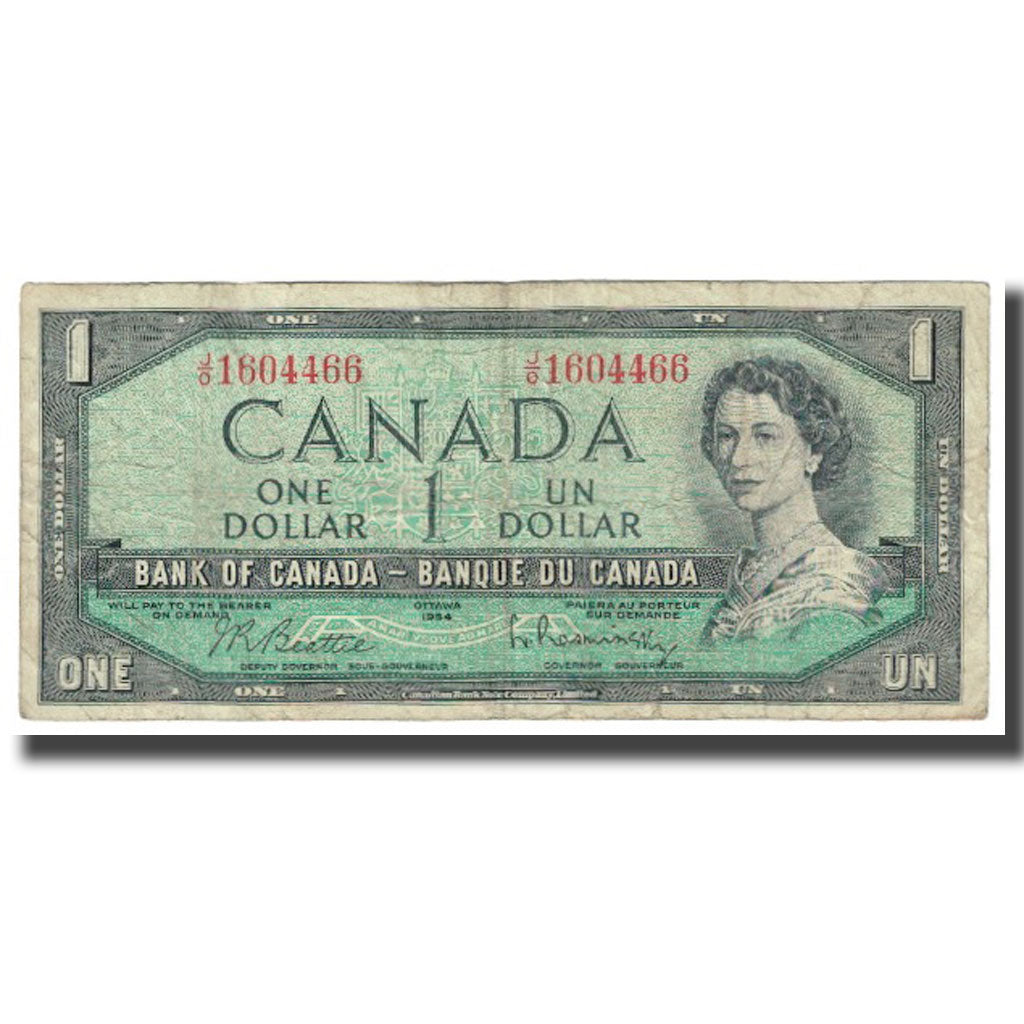 Banknote, Canada, 1 Dollar, 1954, KM:74a, VF(20-25)