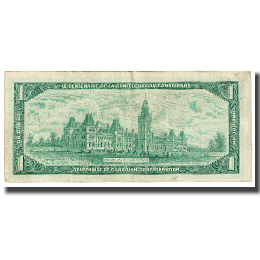 Banknot, Canada, 1 Dollar, 1967, KM:74a, EF(40-45)