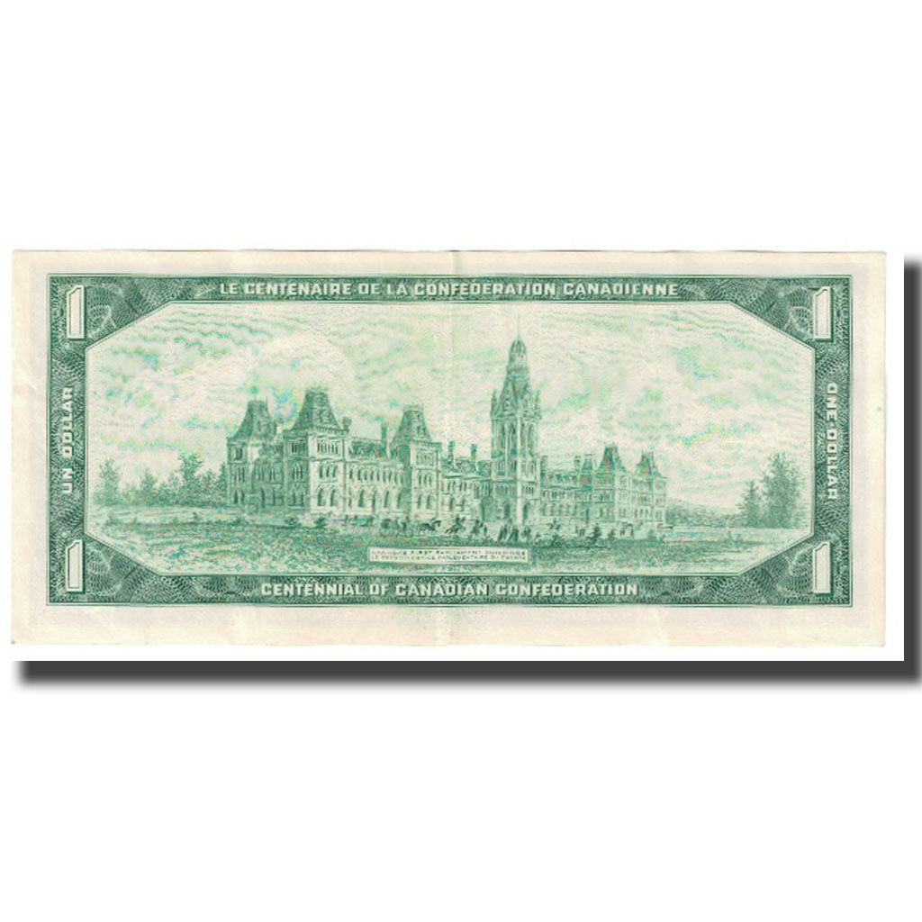 Geldschein, Kanada, 1 Dollar, 1967, KM:74a, SS