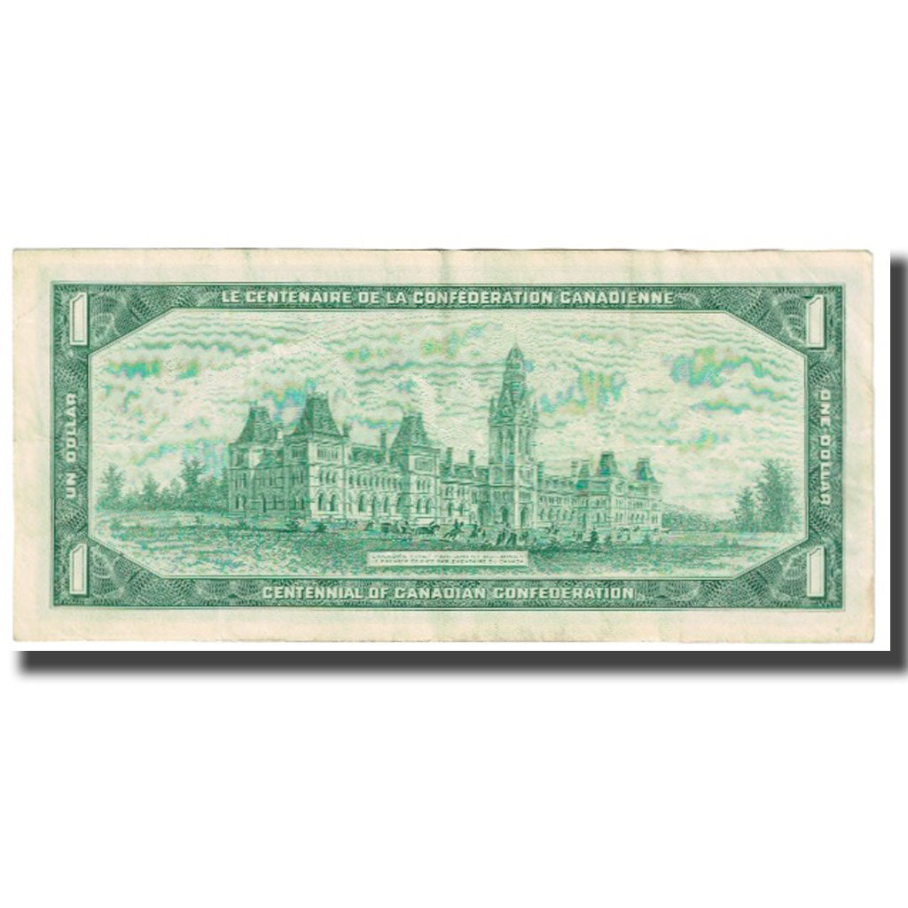 Banconote, Canada, 1 Dollar, 1967, KM:74a, BB