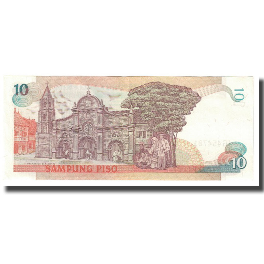 Banconote, Filippine, 10 Piso, KM:169b, SPL