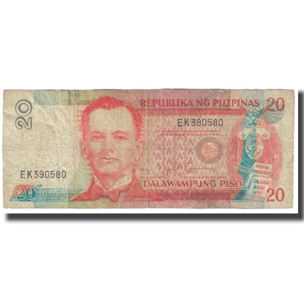 Geldschein, Philippinen, 20 Piso, 1935, KM:182a, S