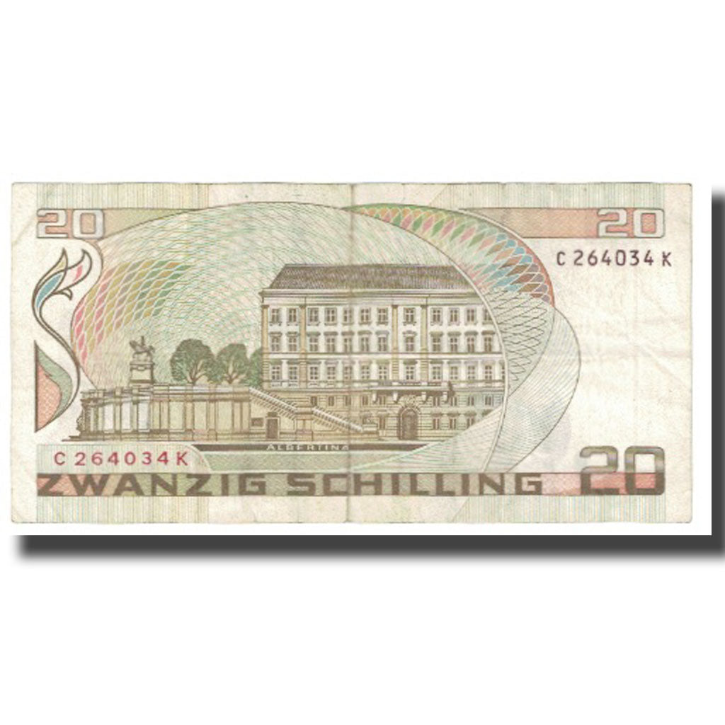 Banknote, Austria, 20 Schilling, 1985, 1985-10-01, KM:148, EF(40-45)