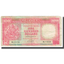 Banknote, Hong Kong, 100 Dollars, 1991, 1991-01-01, KM:198c, VF(20-25)