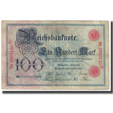 Banknote, Germany, 100 Mark, 1898, 1898-07-01, KM:20a, VF(20-25)