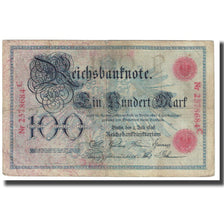 Banknote, Germany, 100 Mark, 1898, 1898-07-01, KM:33a, VF(20-25)