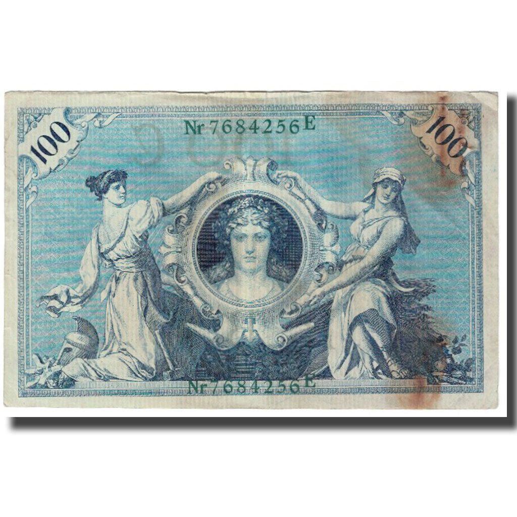 Banknote, Germany, 100 Mark, 1908, 1908-02-07, KM:34, VF(20-25)