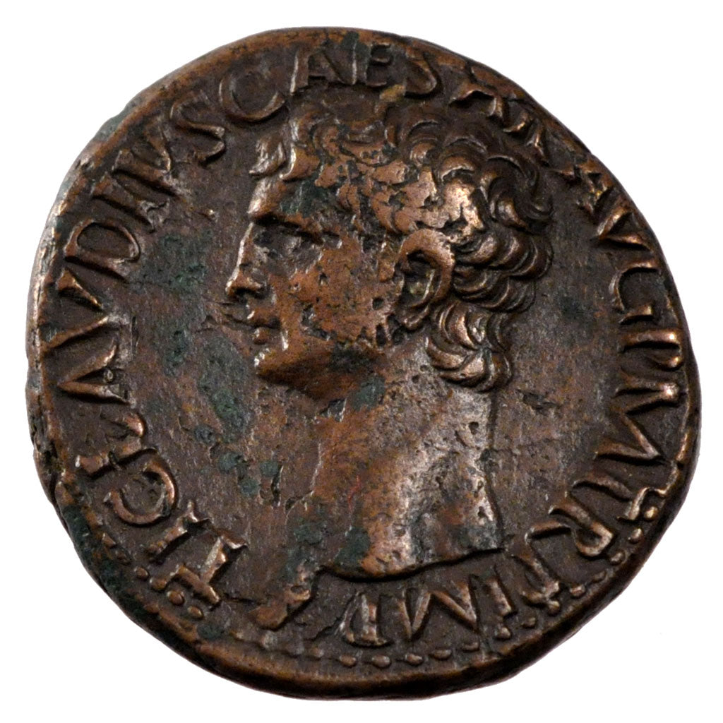 Claudius, As, Roma, AU(50-53), Copper, Cohen #84, 14.50