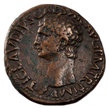 Claudius, As, Roma, AU(50-53), Copper, Cohen #84, 14.50