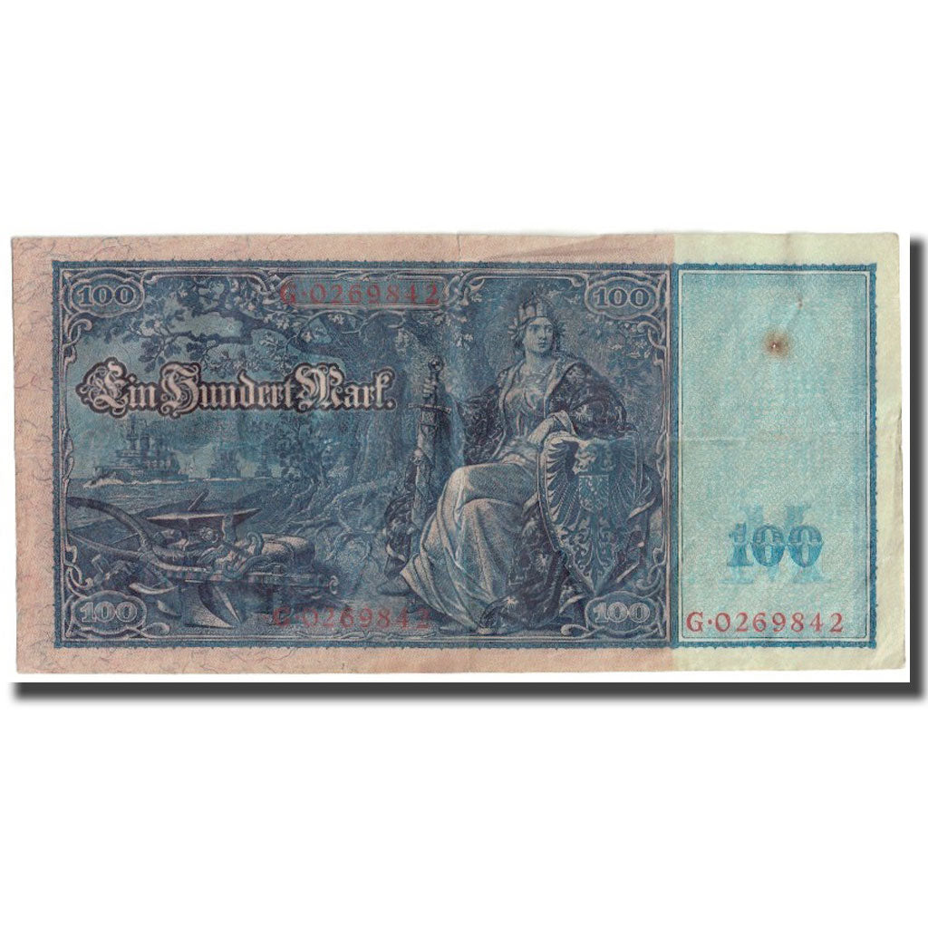 Banknote, Germany, 100 Mark, 1910, 1910-04-21, KM:42, VF(20-25)