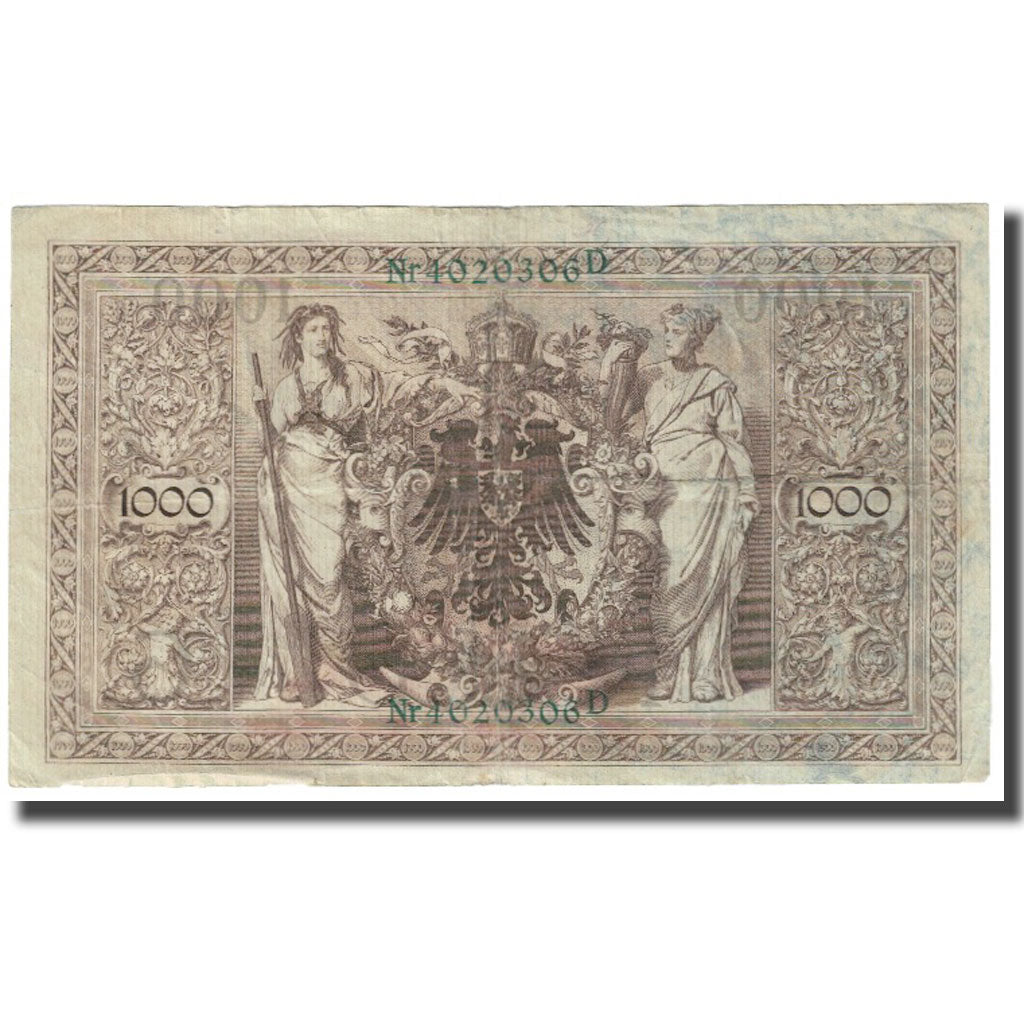 Banknote, Germany, 1000 Mark, 1910, 1910-04-21, KM:45a, EF(40-45)