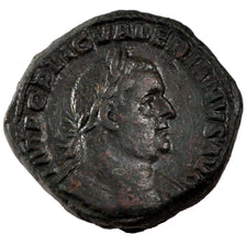 Valerian II, Sestertius, EF(40-45), Copper, Cohen #269, 27.20