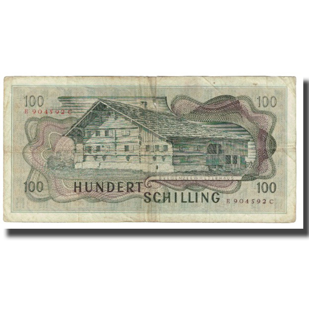 Banknote, Austria, 100 Schilling, 1967, 1967-07-02, KM:145a, VF(20-25)
