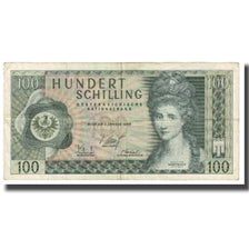 Banknote, Austria, 100 Schilling, 1967, 1967-07-02, KM:145a, VF(20-25)