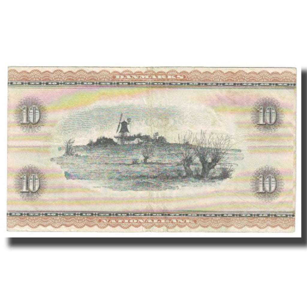 Banknote, Denmark, 10 Kroner, 1936, 1936-04-07, KM:44a, EF(40-45)