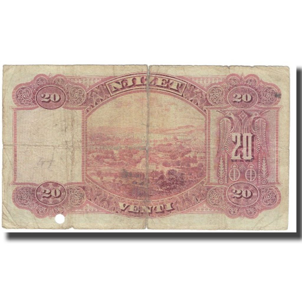 Banknote, Albania, 20 Franka Ari, KM:3a, VF(20-25)