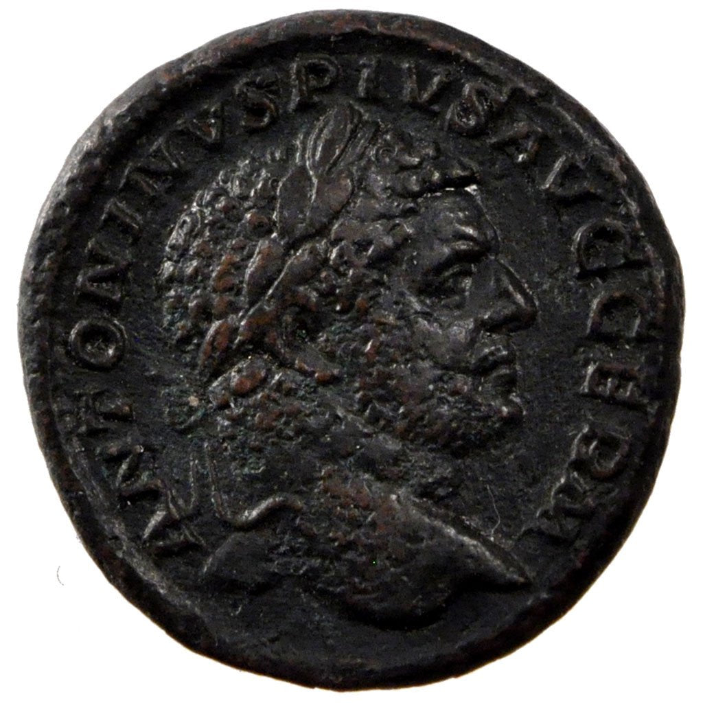 Caracalla, As, Roma, AU(50-53), Copper, RIC #568b, 10.60