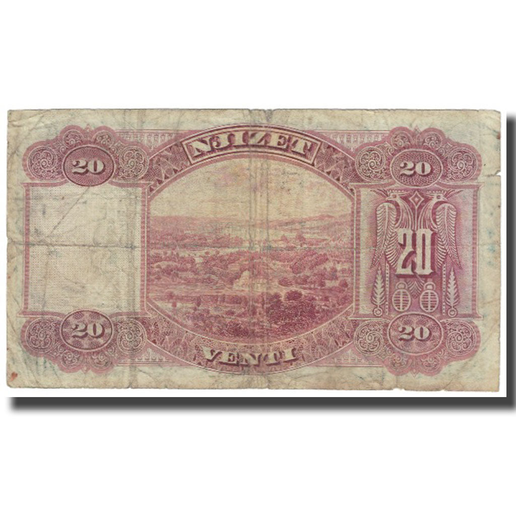 Banknote, Albania, 20 Franka Ari, KM:3a, VF(20-25)